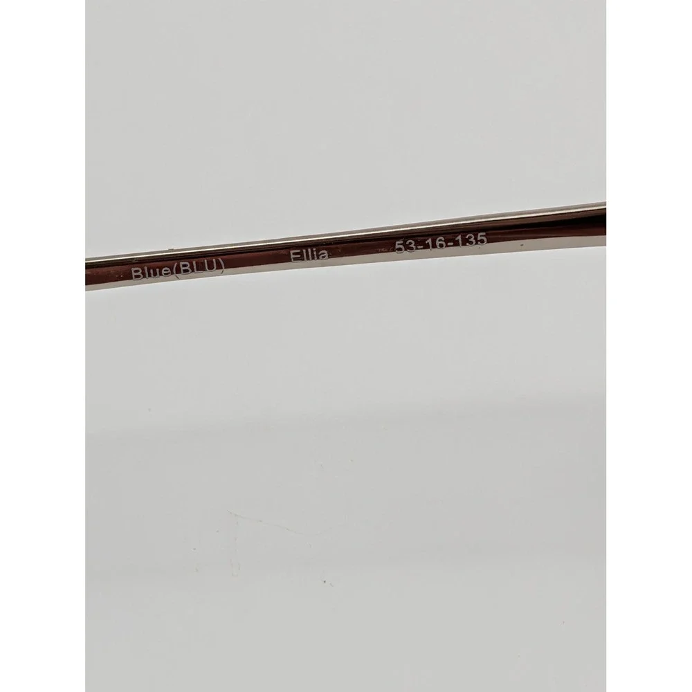 Badgley Mischka Ellia Blue Cat Eye Eyeglass Frames 53-16-135 Women's Rx Glasses